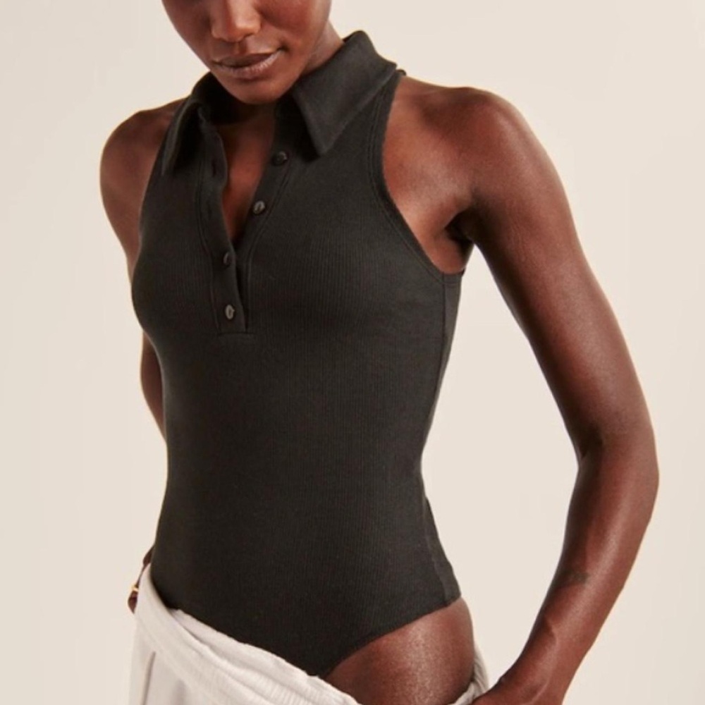 Abercrombie & Fitch Collared Bodysuit